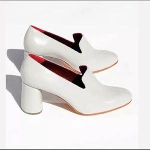 Rachel Comey May Gray Leather Pumps